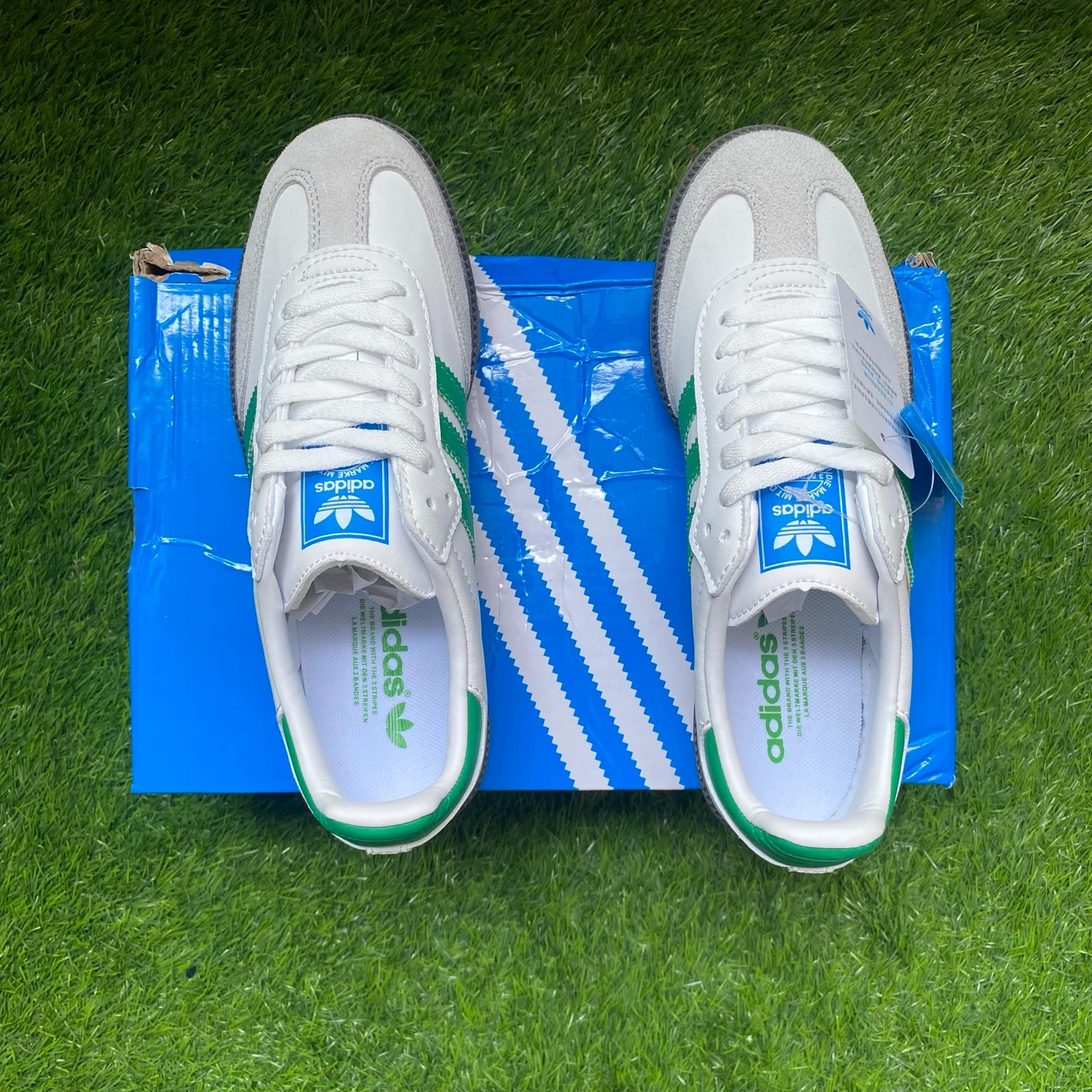 Adidas Samba OG White Green | Size 39 | New | With Box – photo 3